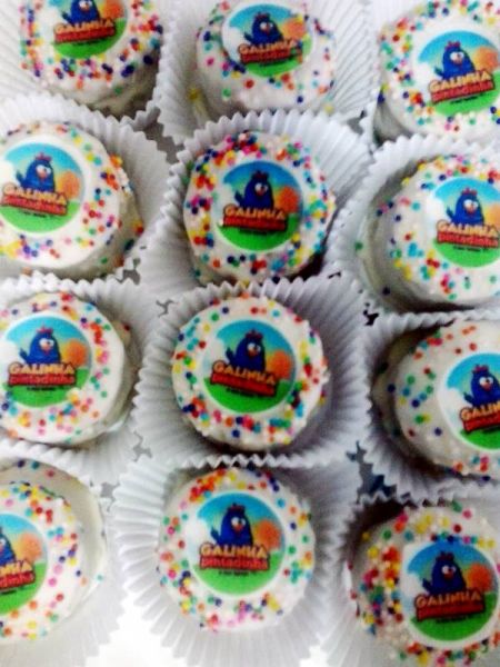 Mini pão de mel decorado